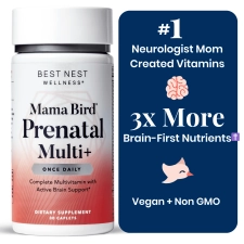 Best Nest Wellness Mama Bird Prenatal Vitamins Methylfolate B12 Organic Vegan 30 Count