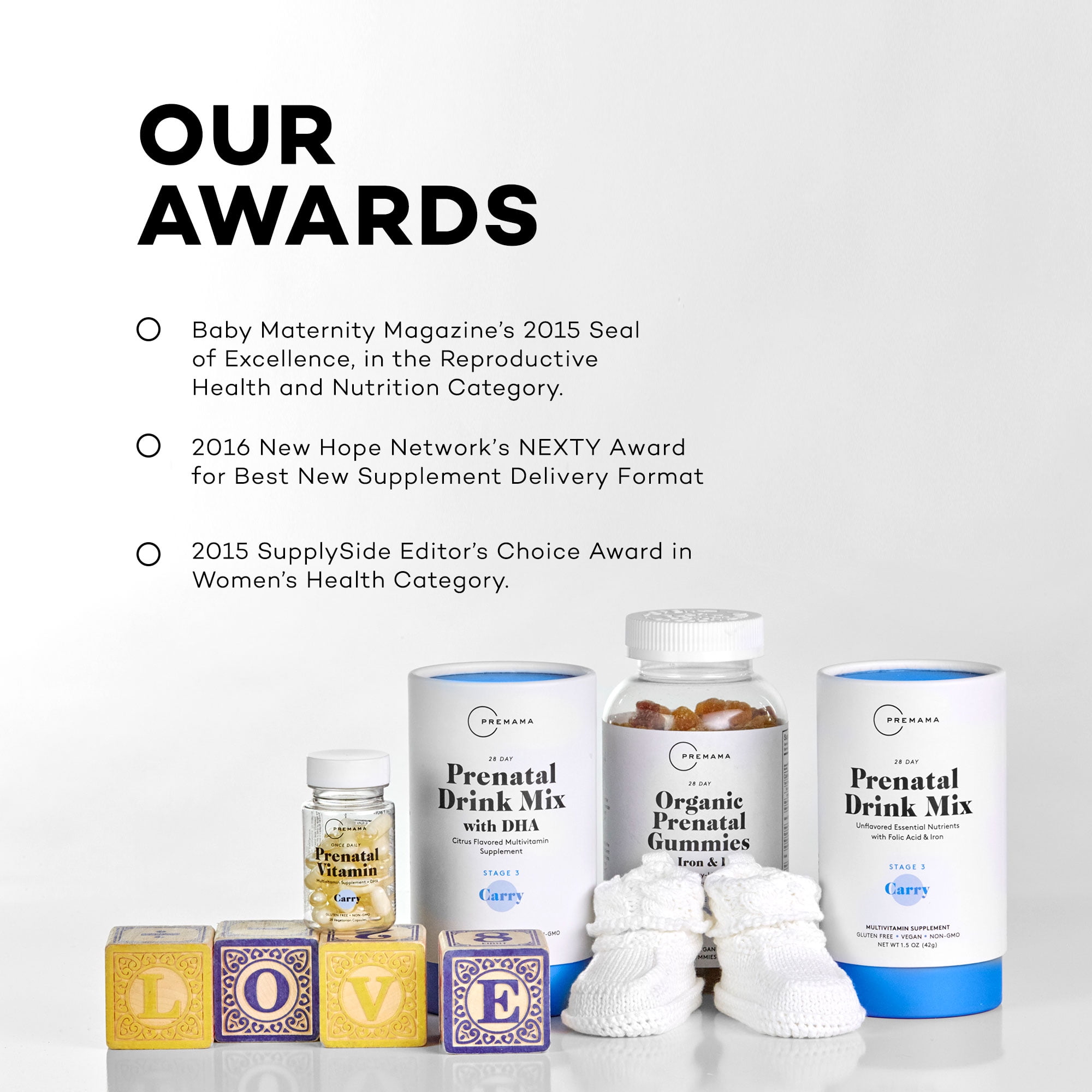 Premama Fertility Her Drink Mix 2.2 oz Award-Winning Supplement Supports Healthy Egg Production Ovulation Prenatal Health