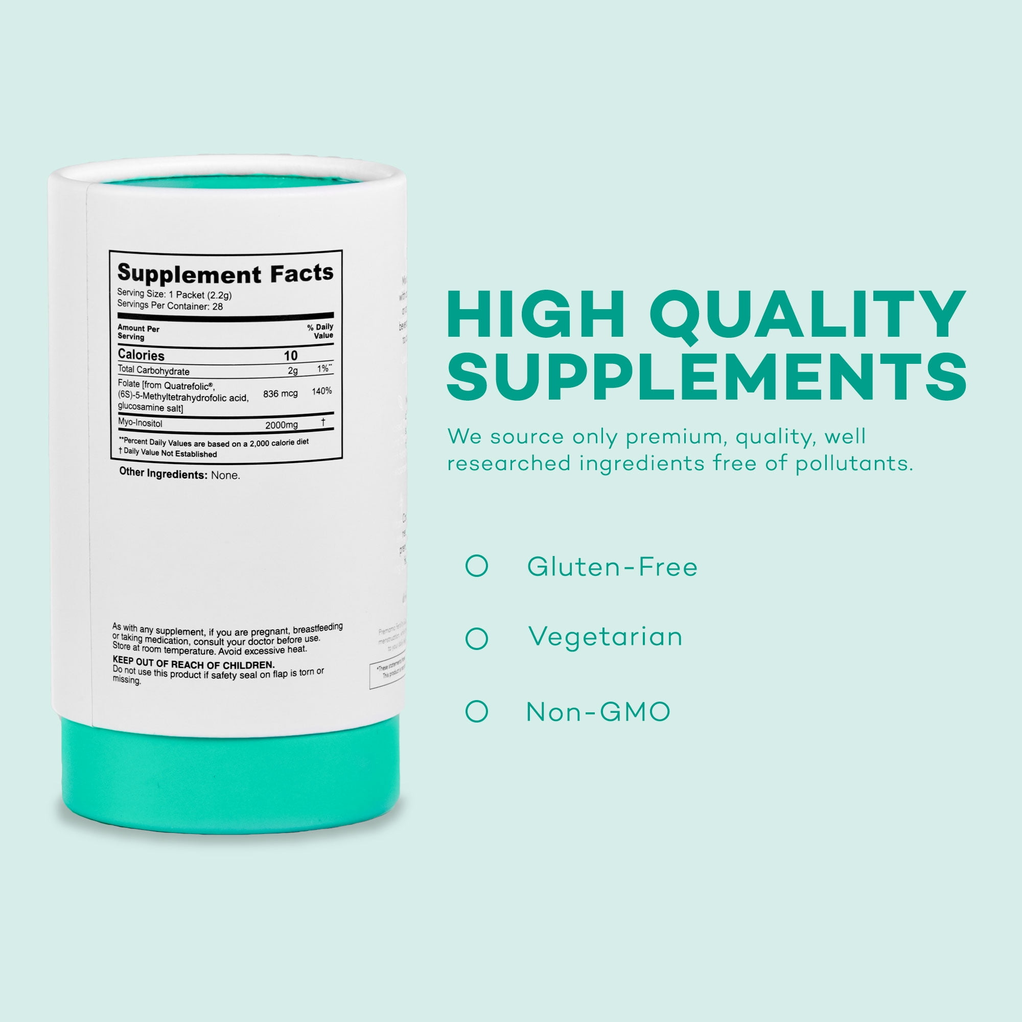 Premama Fertility Her Drink Mix 2.2 oz Award-Winning Supplement Supports Healthy Egg Production Ovulation Prenatal Health
