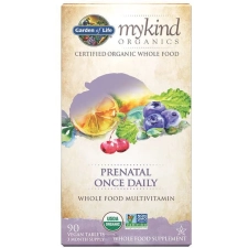 Garden of Life mykind Prenatal Once Daily Multi 90 Tablets