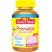 Nature Made Prenatal Folic Acid DHA 90 Softgels by Nature Made