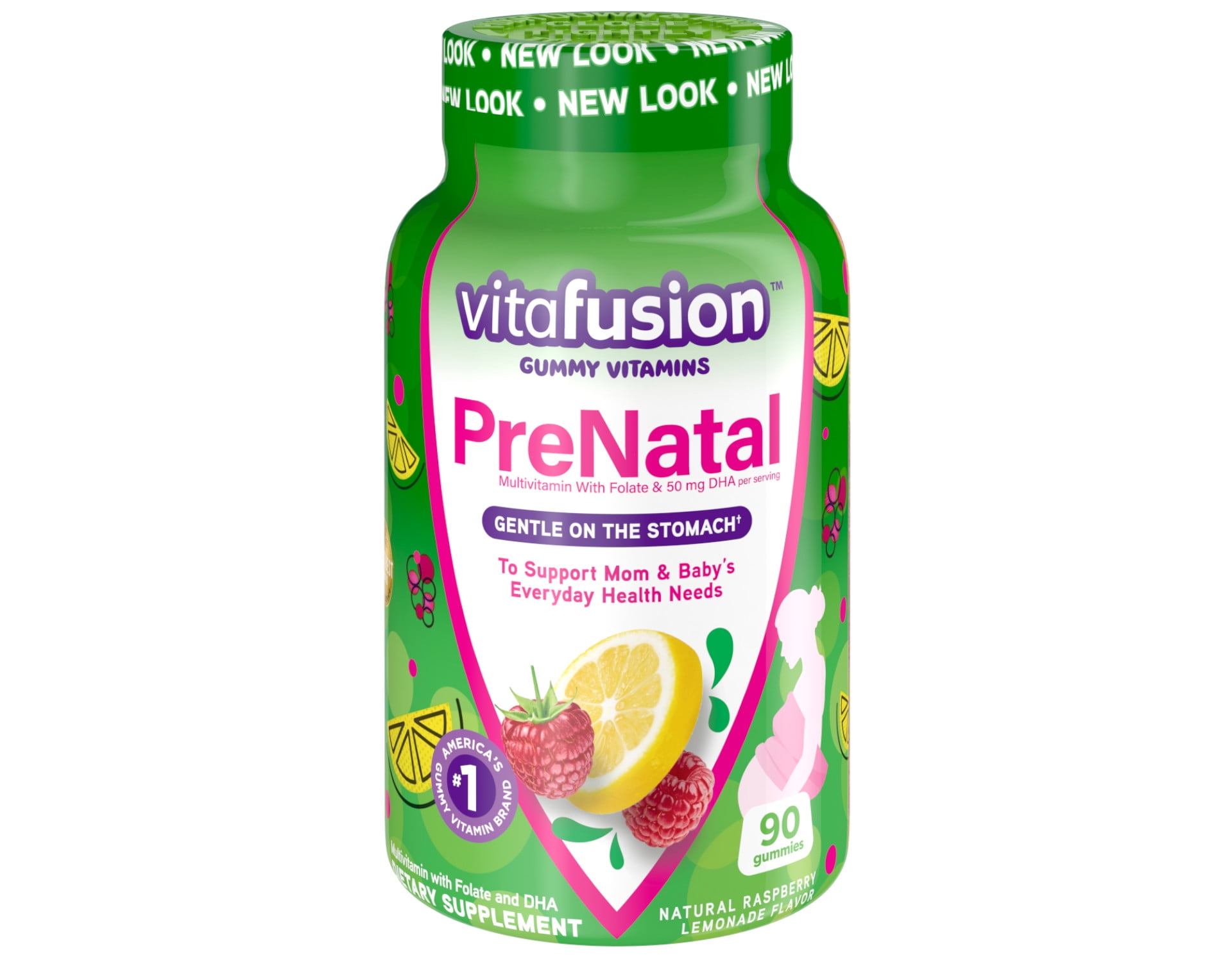 VITAFUSION PRENATAL DIETARY SUPPLEMENT LEMONADE FLAVORS 90 COUNT