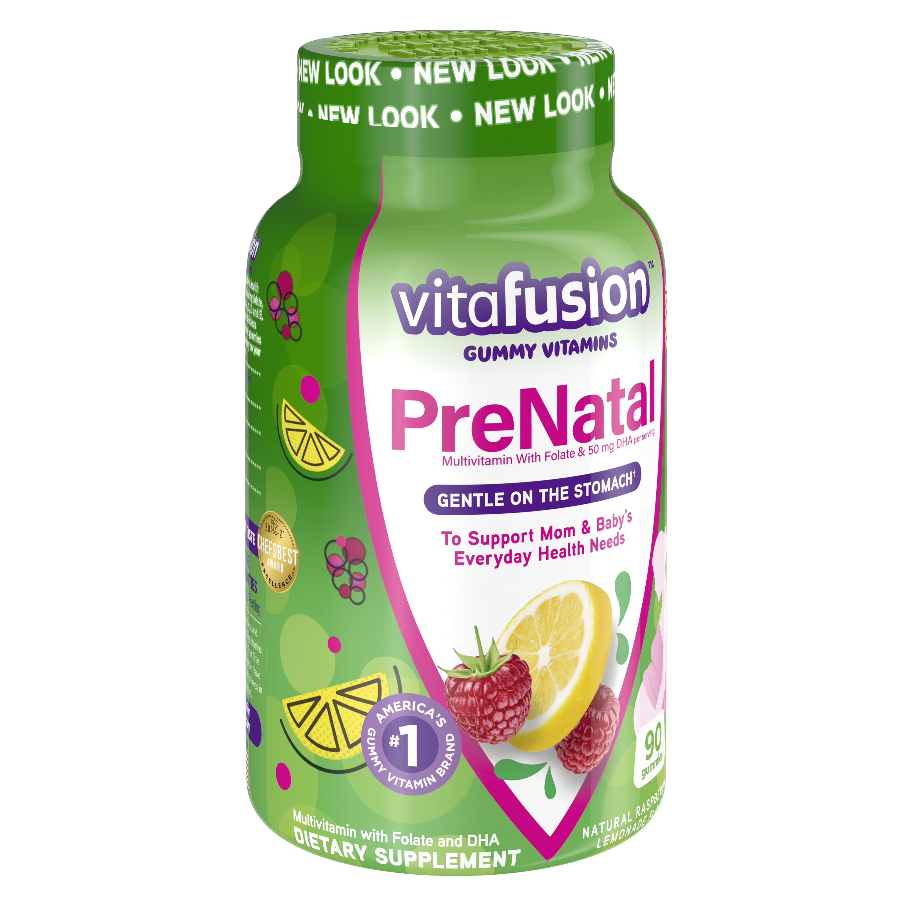 VITAFUSION PRENATAL DIETARY SUPPLEMENT LEMONADE FLAVORS 90 COUNT