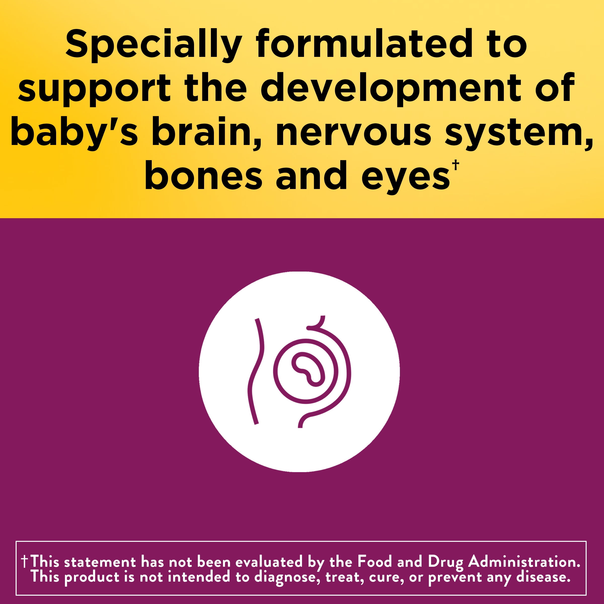 Nature Made Prenatal Gummies DHA Folic Acid Supplement 60 Count
