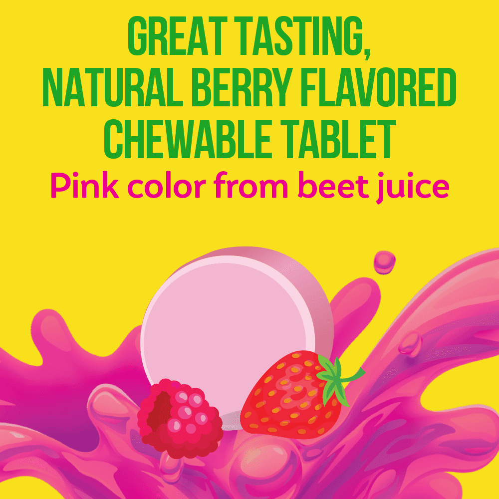 Culturelle Kids Probiotic Chewables for Children Health and Immune Support Bursting Berry 30 Count