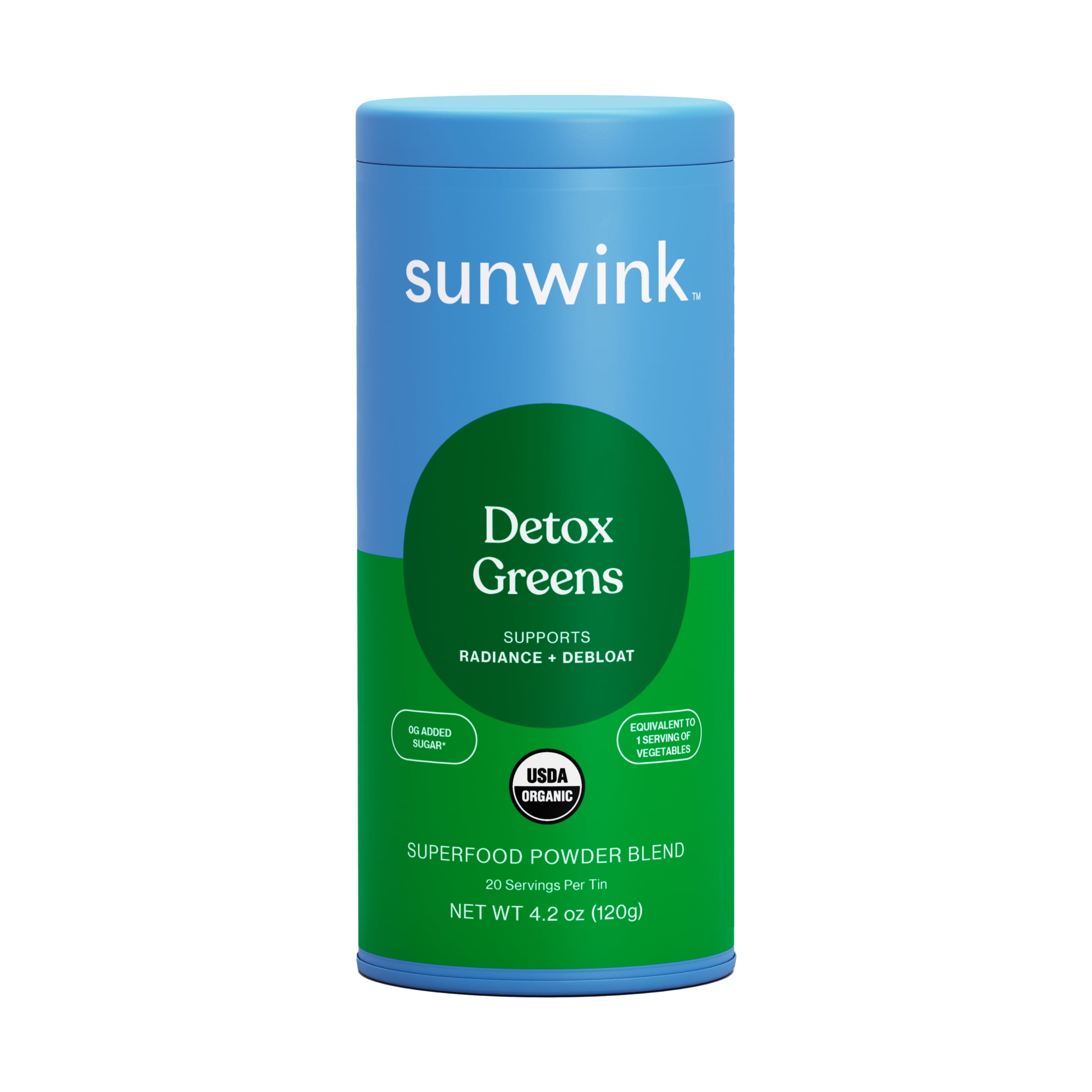 Organic Detox Greens Sunwink Superfood Powder