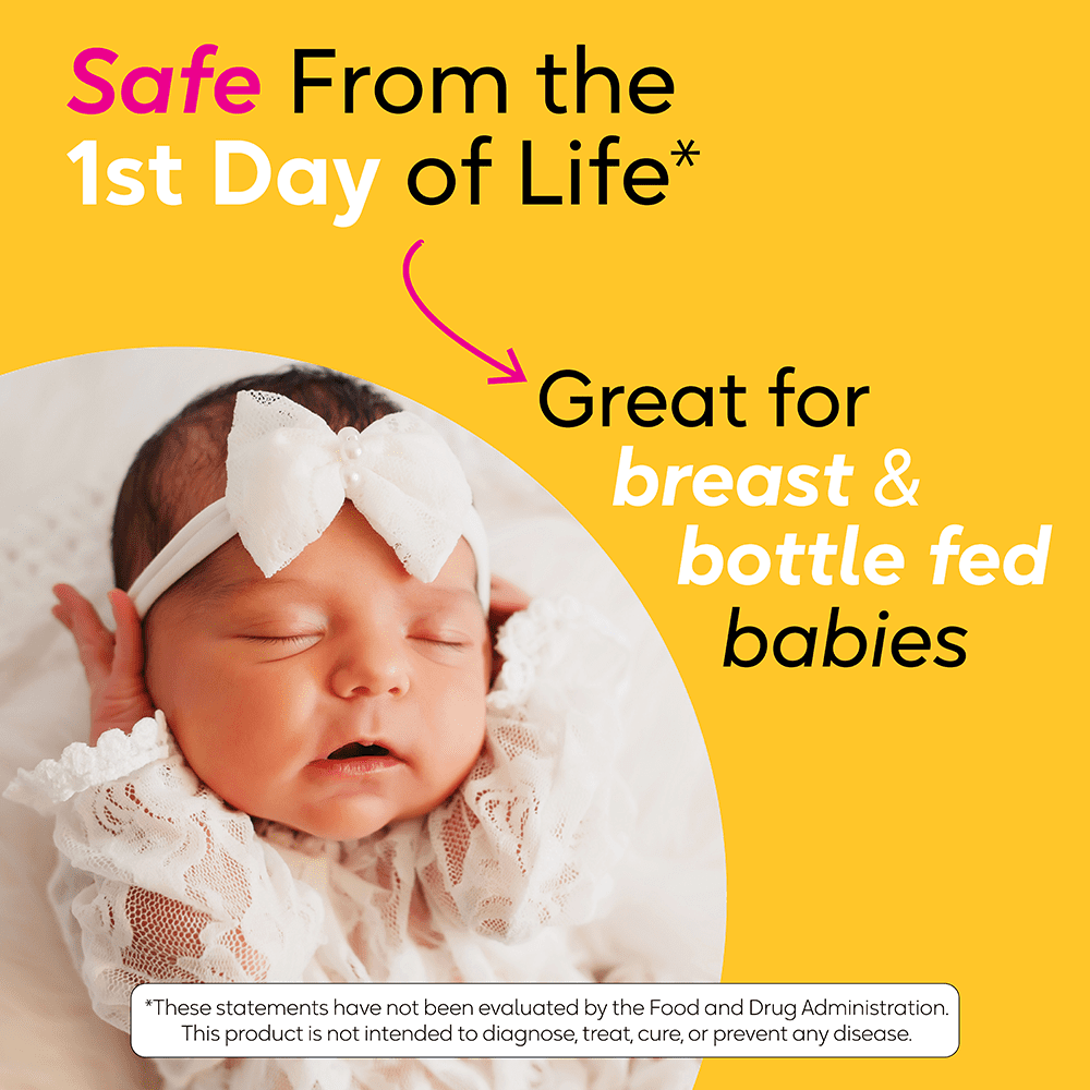 BioGaia Baby Probiotic Drops Ease Crying Fussing Colic Gas Tummy Issues Allergen