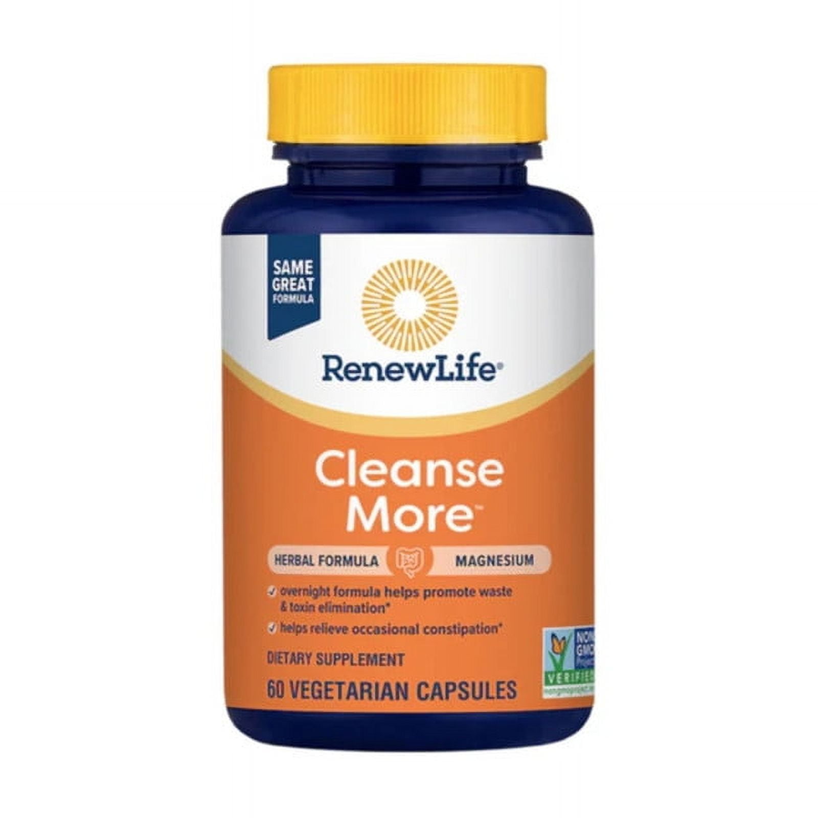 Renew Life Cleanse More 60 Vegetarian Capsules for Digestive Health