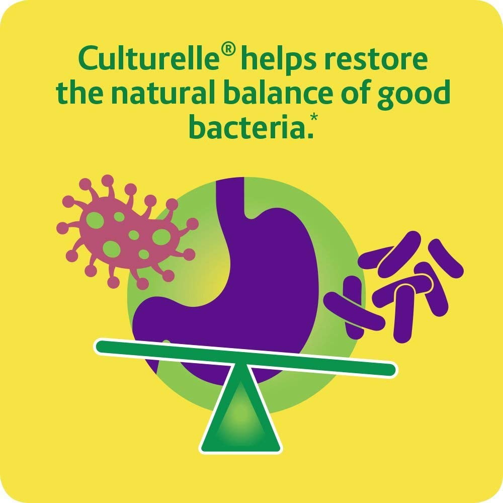 Culturelle Digestive Daily Probiotic Chewables for Digestive and Gut Health Fresh Orange 24 Count