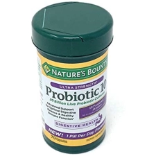 Nature's Bounty Ultra Strength Probiotic 10 70 Capsules Supplement