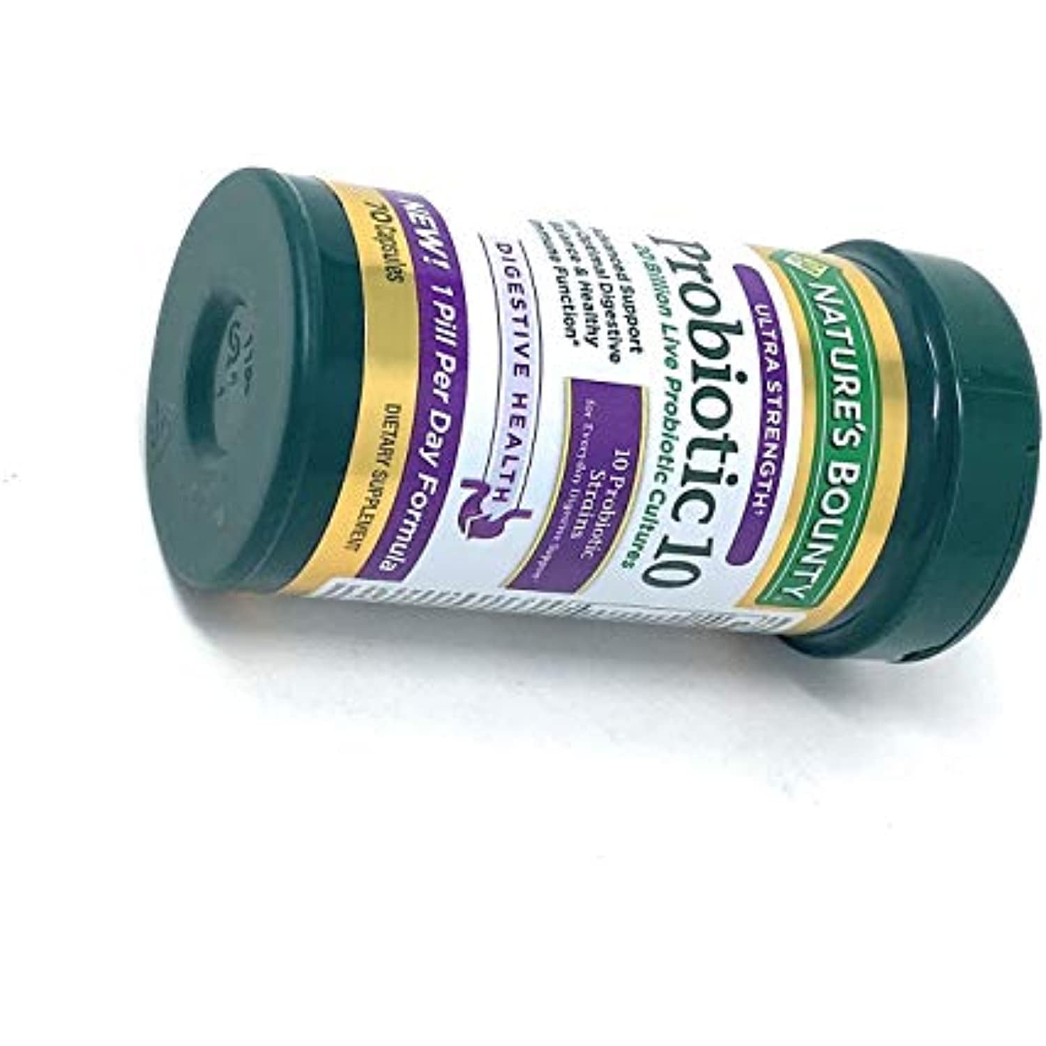 Nature's Bounty Ultra Strength Probiotic 10 70 Capsules Supplement