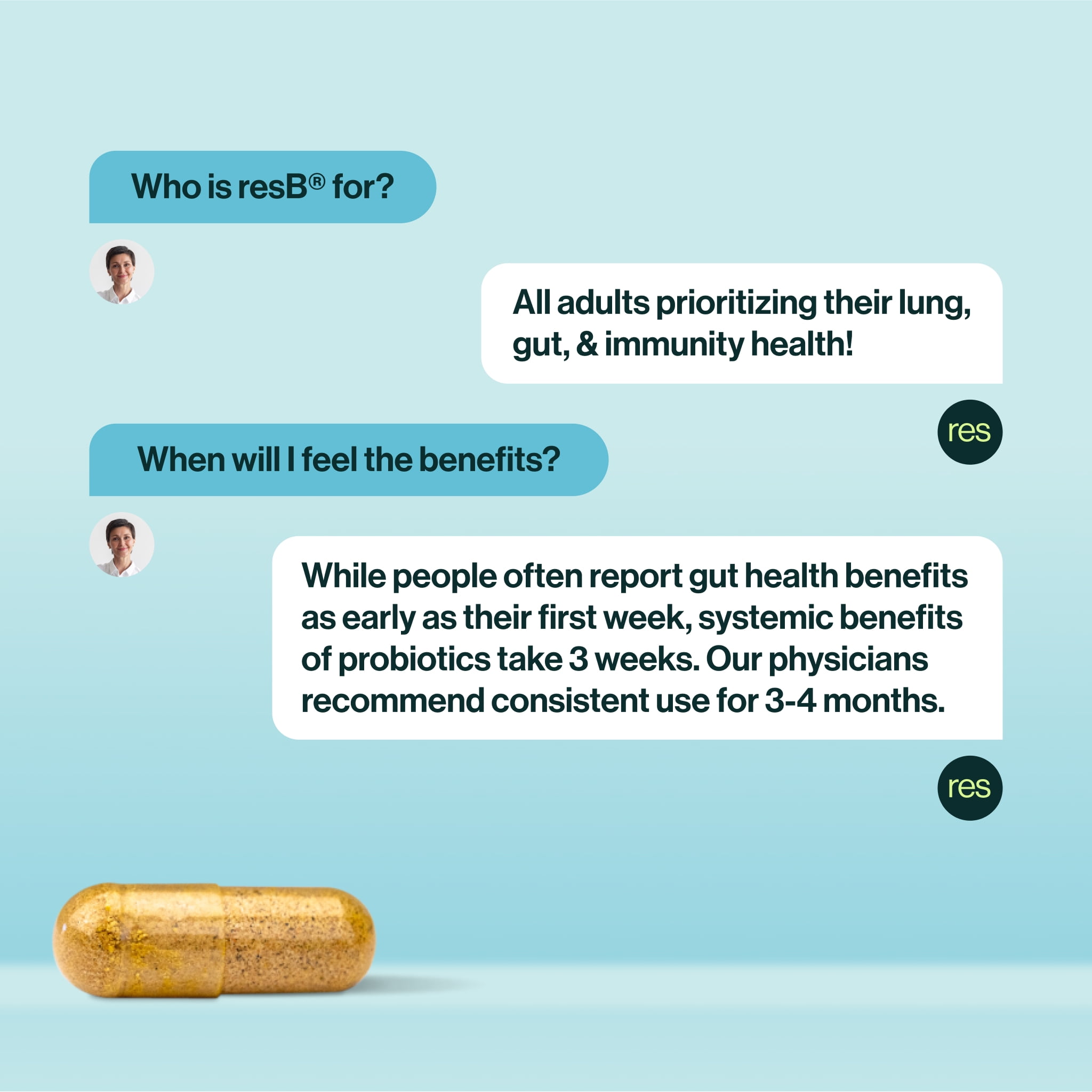 ResBLung Support Probiotic Boost