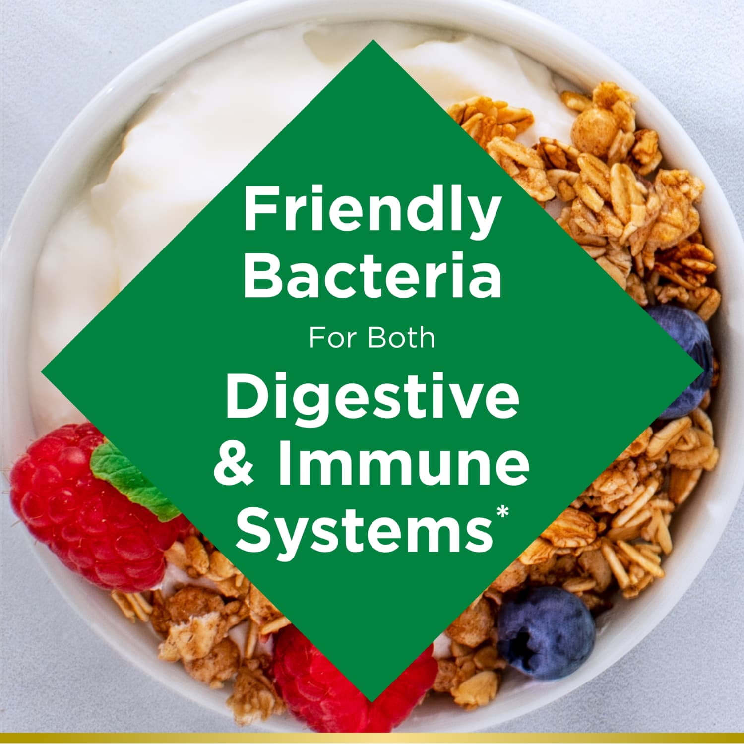 Nature's Bounty Acidophilus Probiotic Digestive Health Supplement 100 Ct 2 Pack Men Women