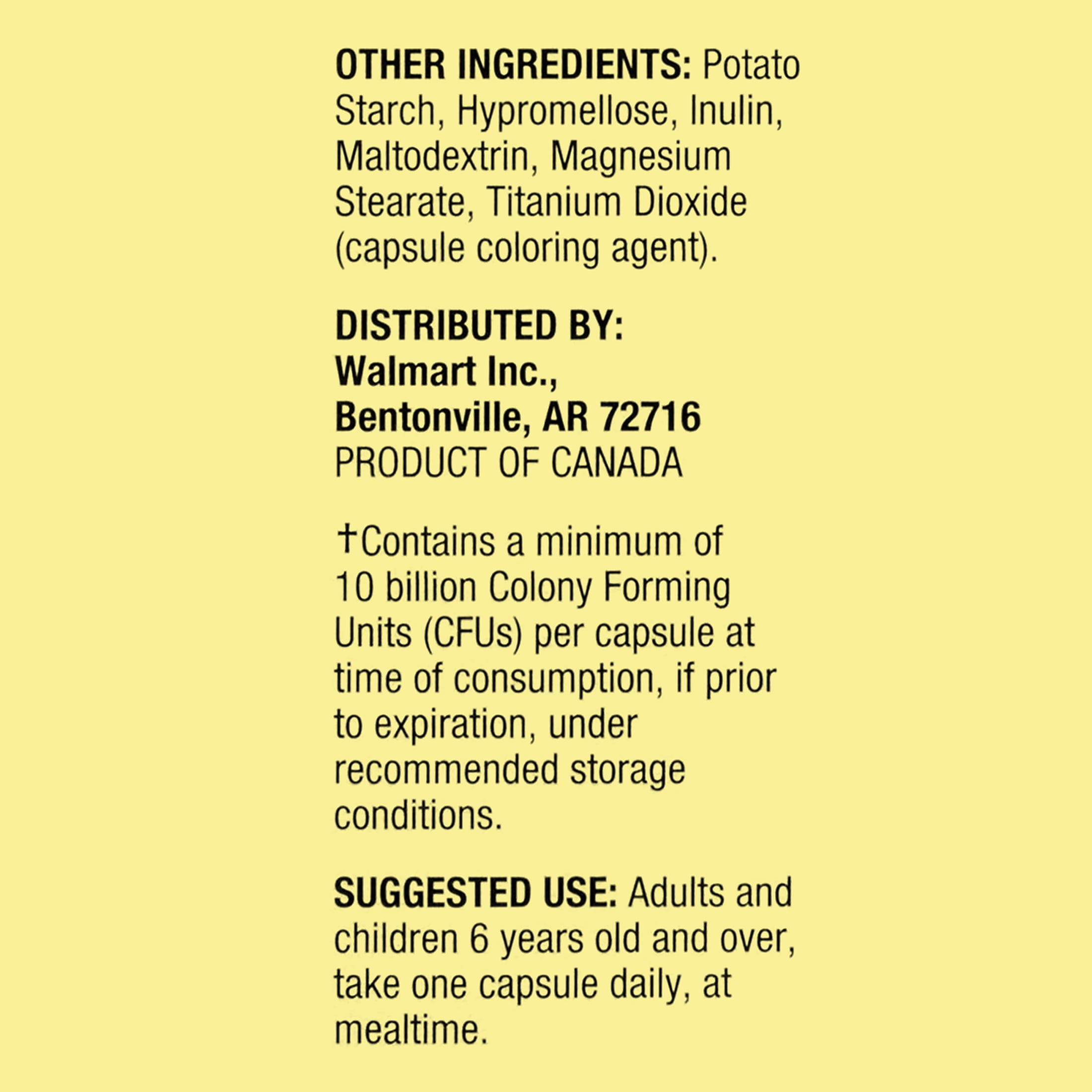 Spring Valley Extra Strength Probiotic Vegetable Capsules 30 Count for Digestive Health