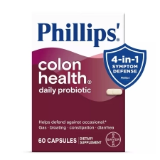 Phillips Daily Probiotics for Women and Men Two Month Supply 60 Count
