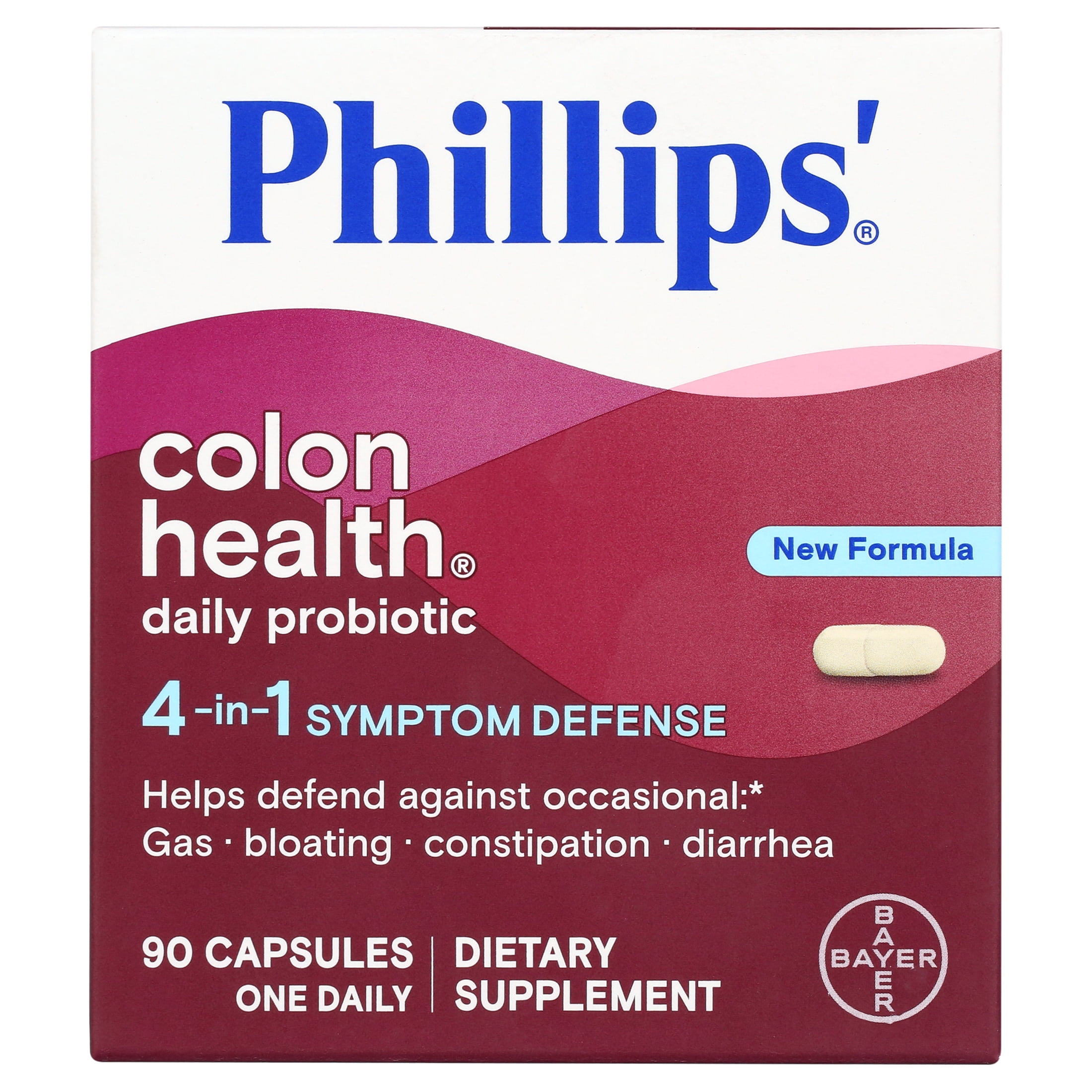 Phillips Colon Health Probiotic 90 Count Supplement for Gut Health