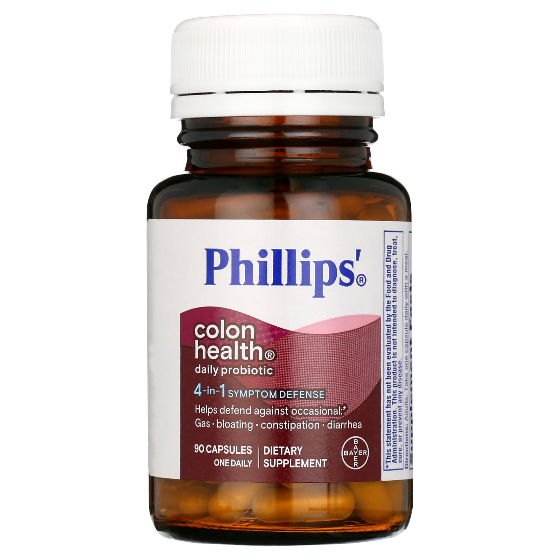 Phillips Colon Health Probiotic 90 Count Supplement for Gut Health