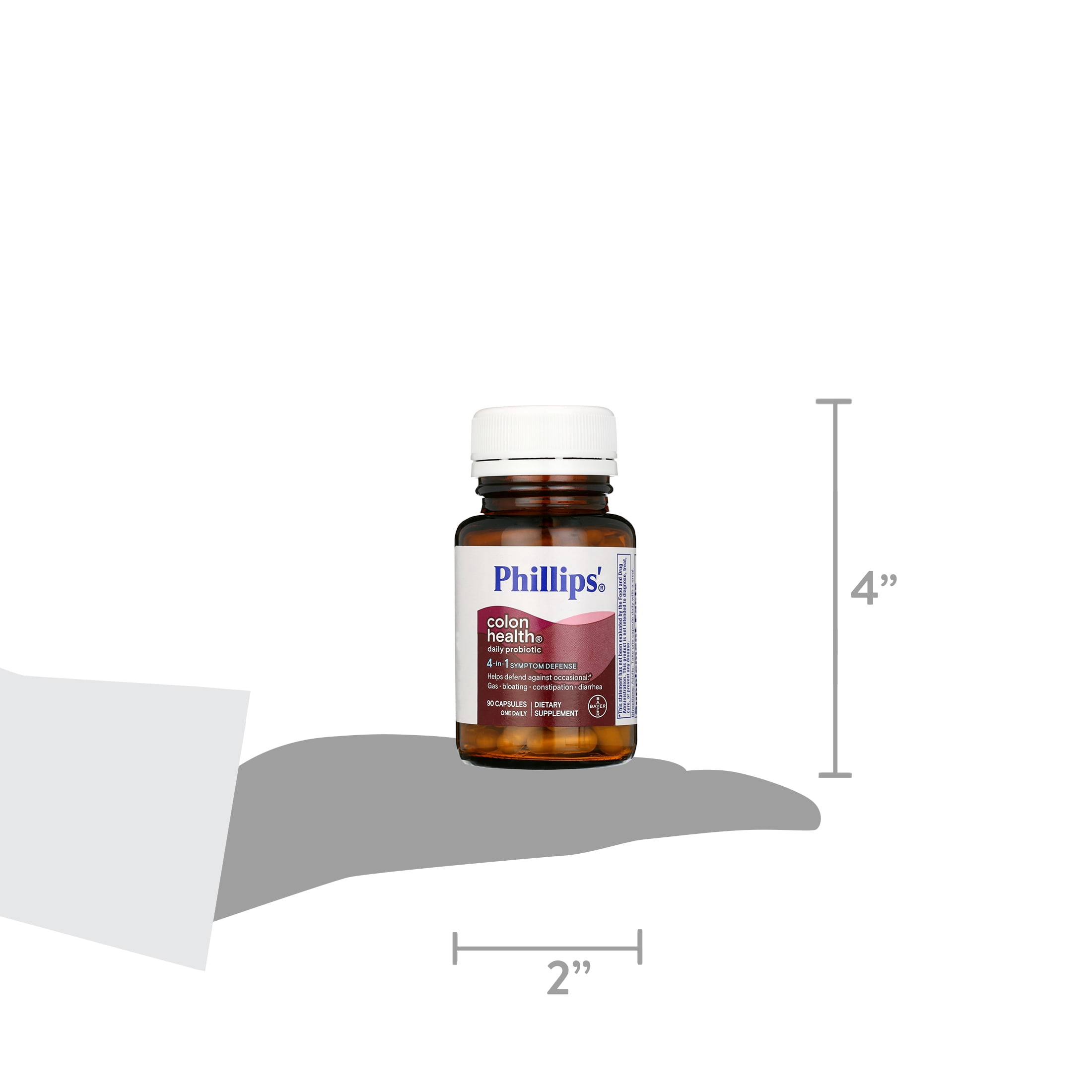 Phillips Colon Health Probiotic 90 Count Supplement for Gut Health