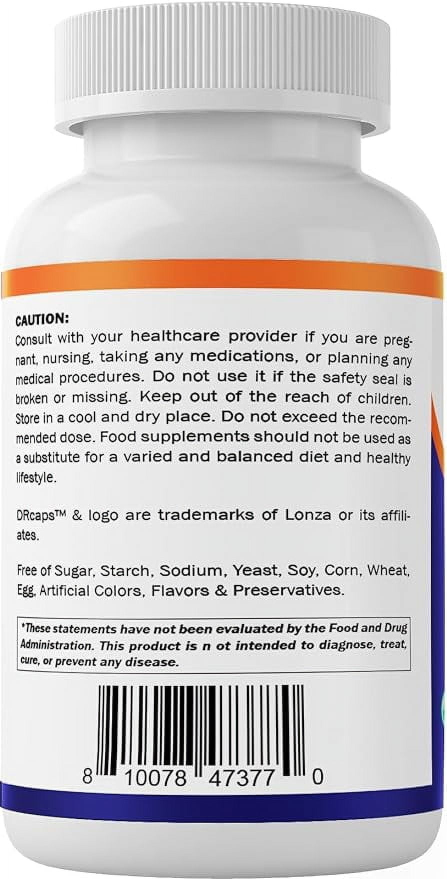Vitamatic Lactobacillus Reuteri Complex 22 Billion DR Capsules 60 Count Digestive Support with Prebiotic Inulin Fiber