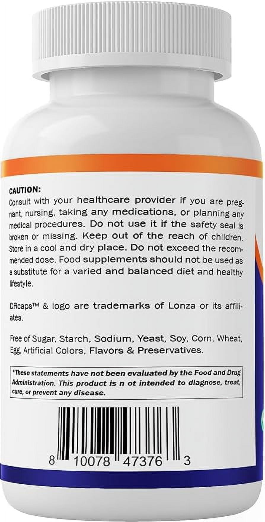 Vitamatic Lactobacillus Salivarius 2 Billion DR Capsules 60 Count Digestive Support with Prebiotic Inulin Fiber
