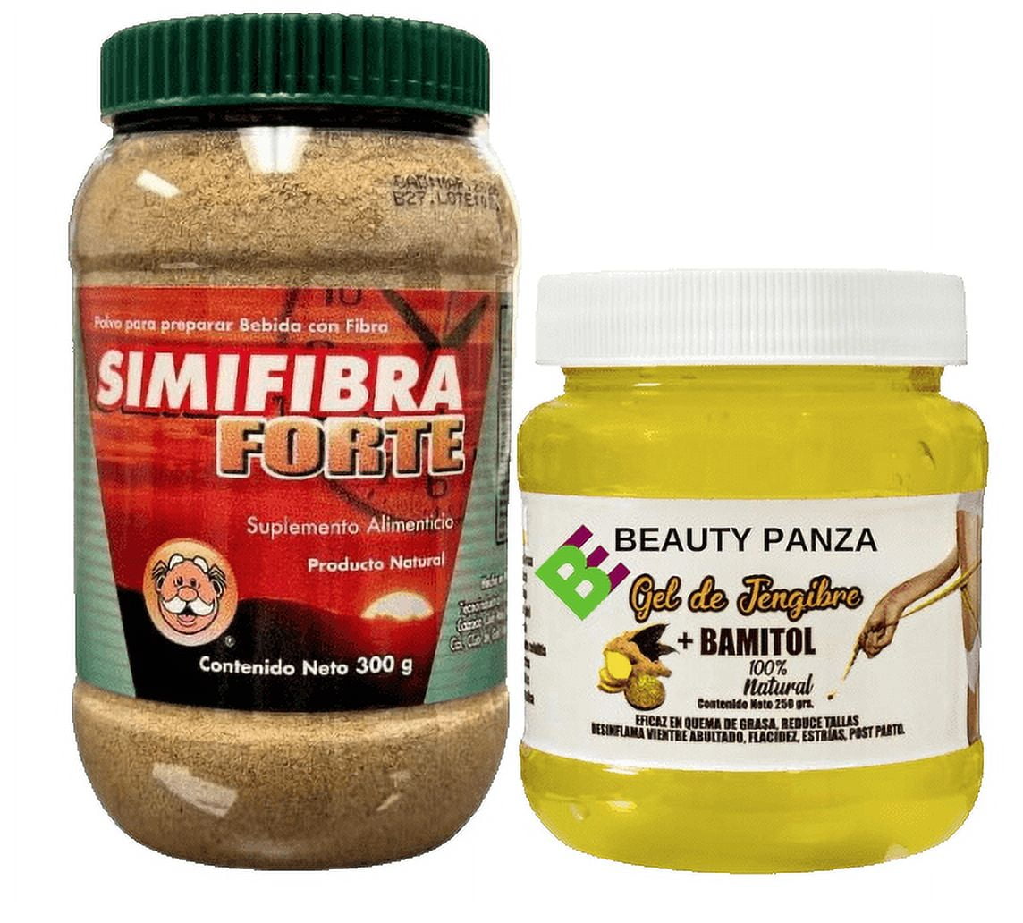 Forte Fibra SIMI Natural Powder Fiber 300g and Gingel Gel 250g Ginger Gel 250g