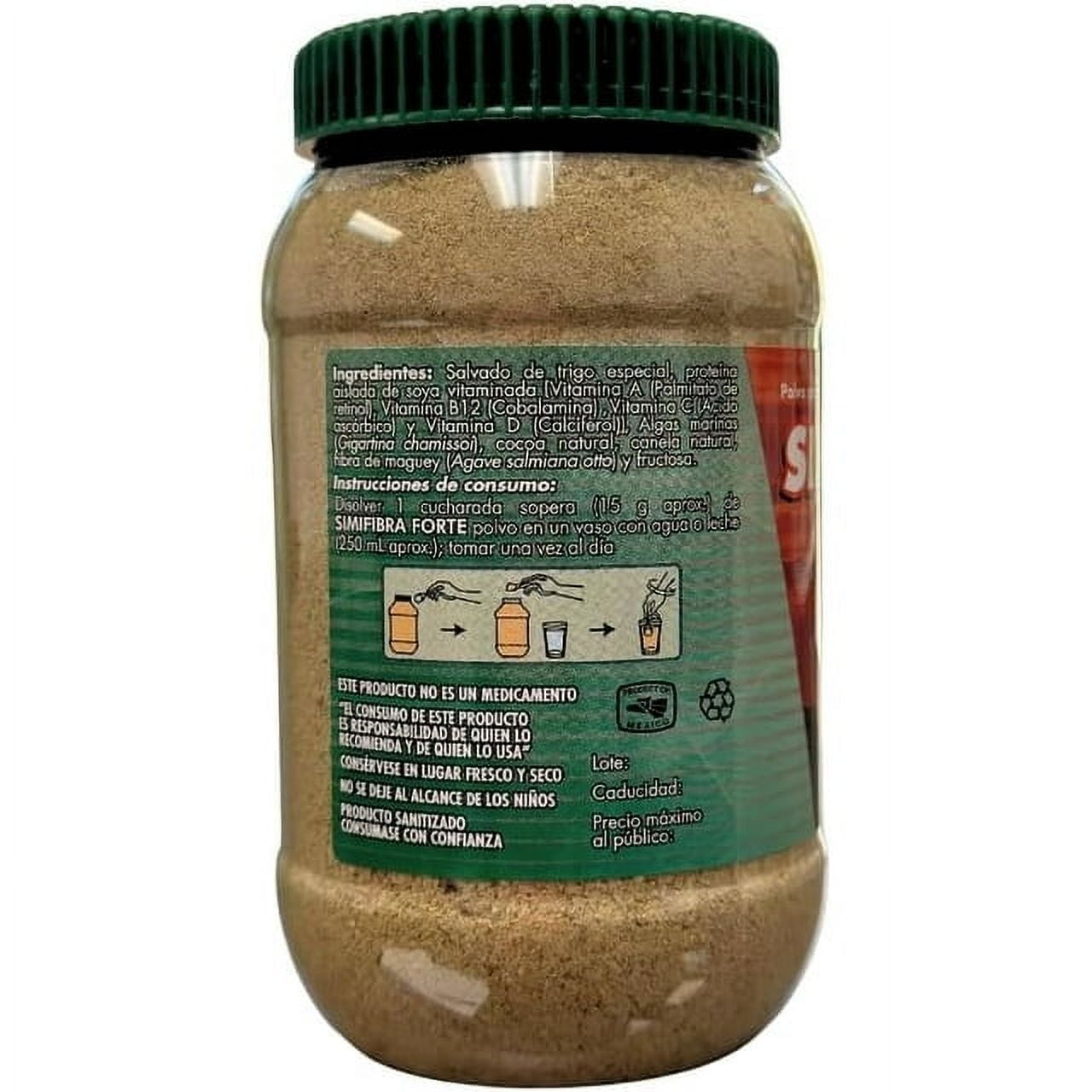 Forte Fibra SIMI Natural Powder Fiber 300g and Gingel Gel 250g Ginger Gel 250g