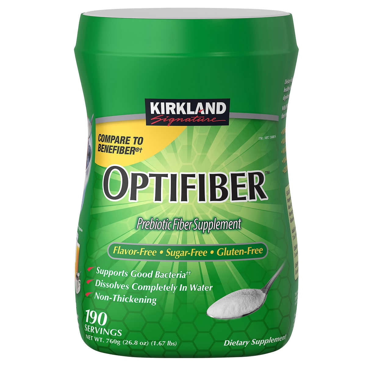 Kirkland Signature Optifiber 26.8 Ounces 190 Servings for Digestive Health