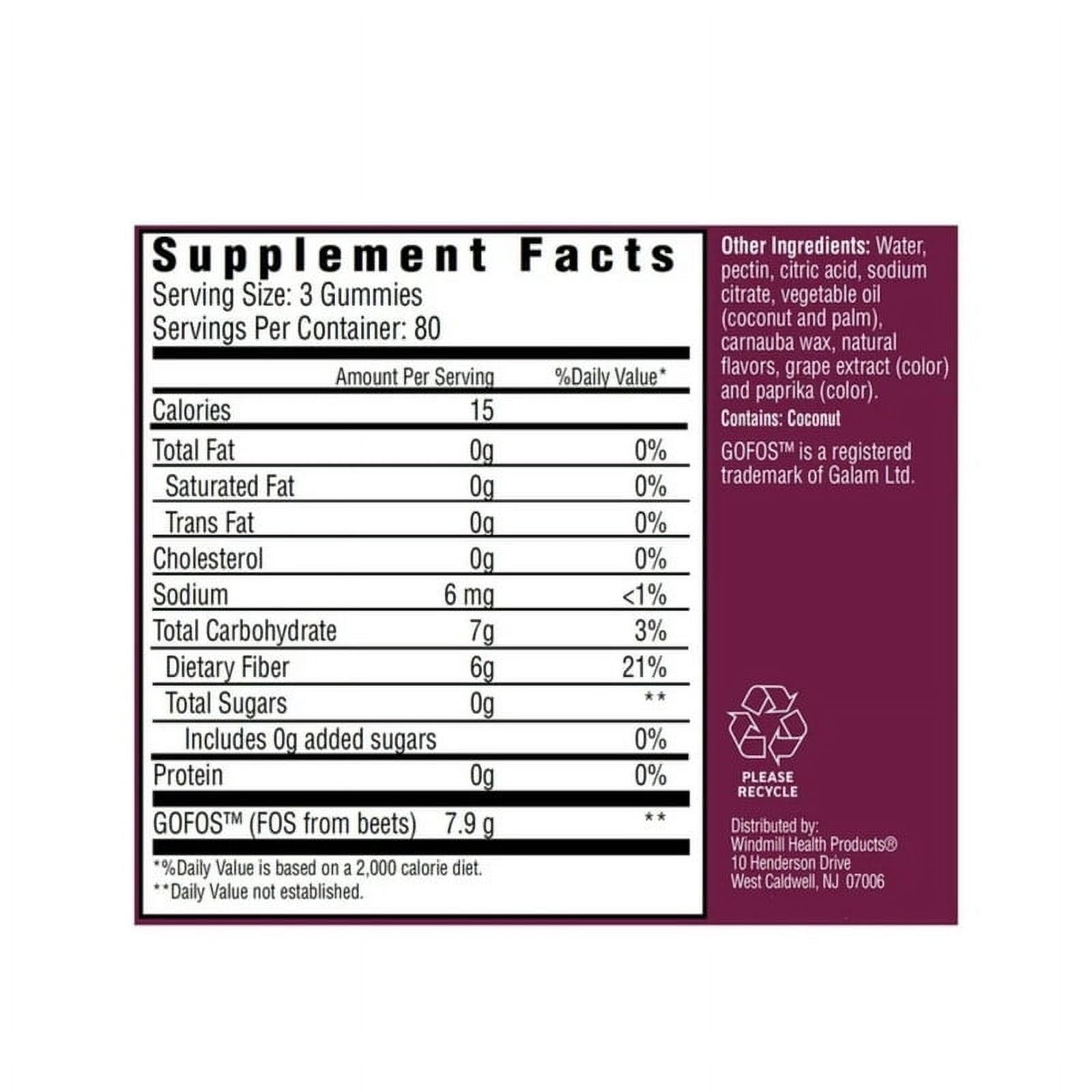 Fiber Care Sugar Free Fiber Care Gummies 6 mg - 240 Gummies - AmerikaSepetim