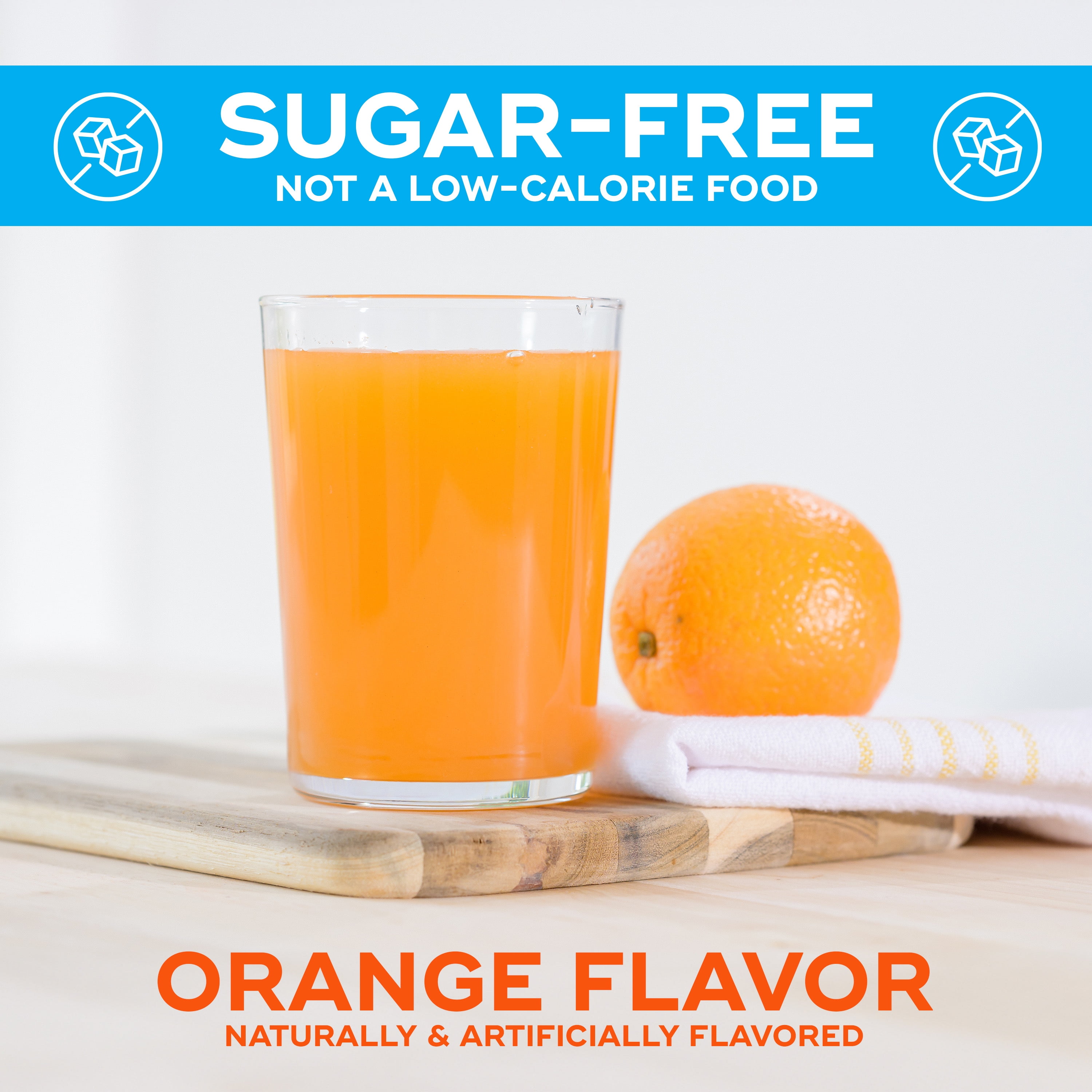 Metamucil Orange Sugar Free Fiber Powder 72 Servings for Digestive Health