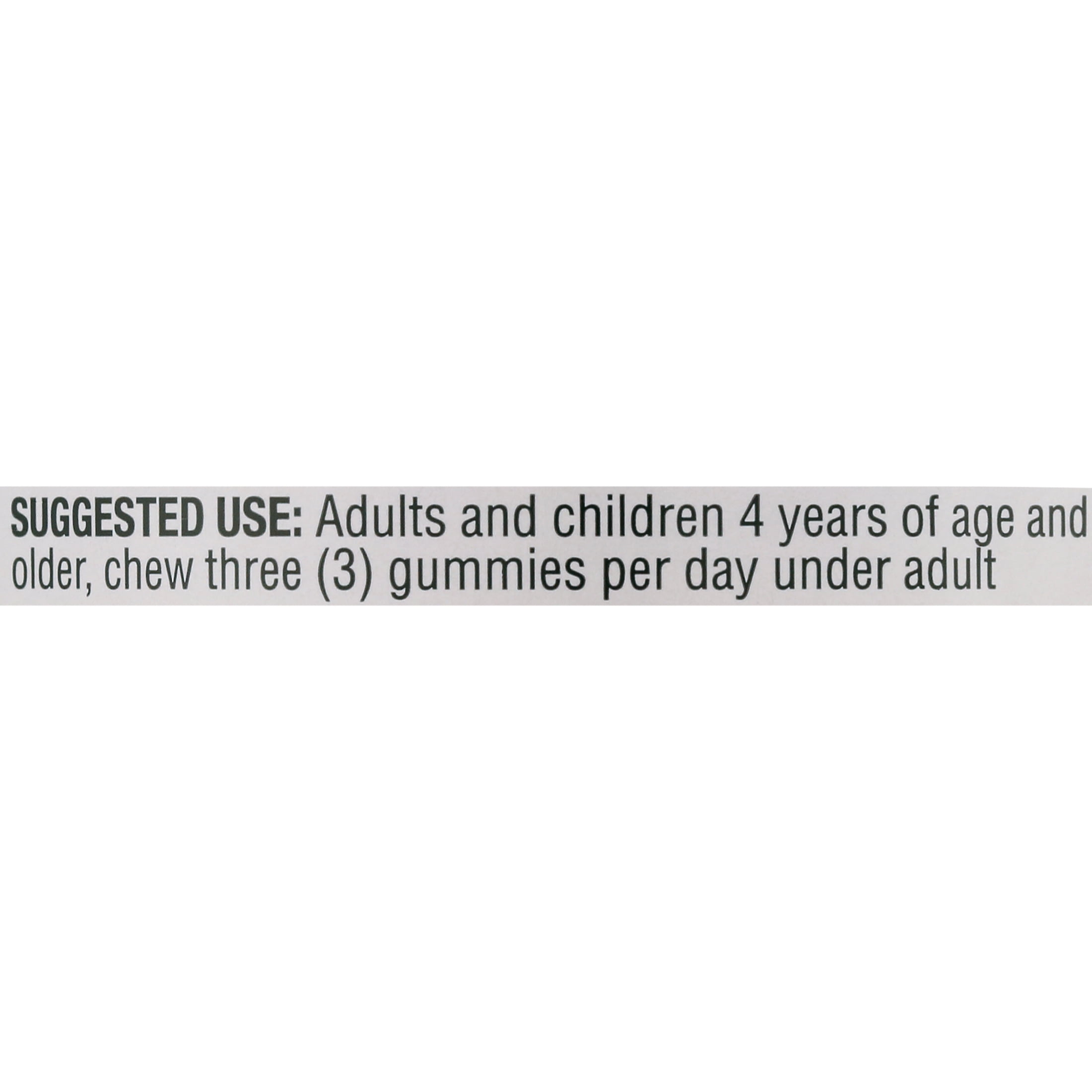 Equate Daily Fiber Gummies 5mg 72 Count for Digestive Health