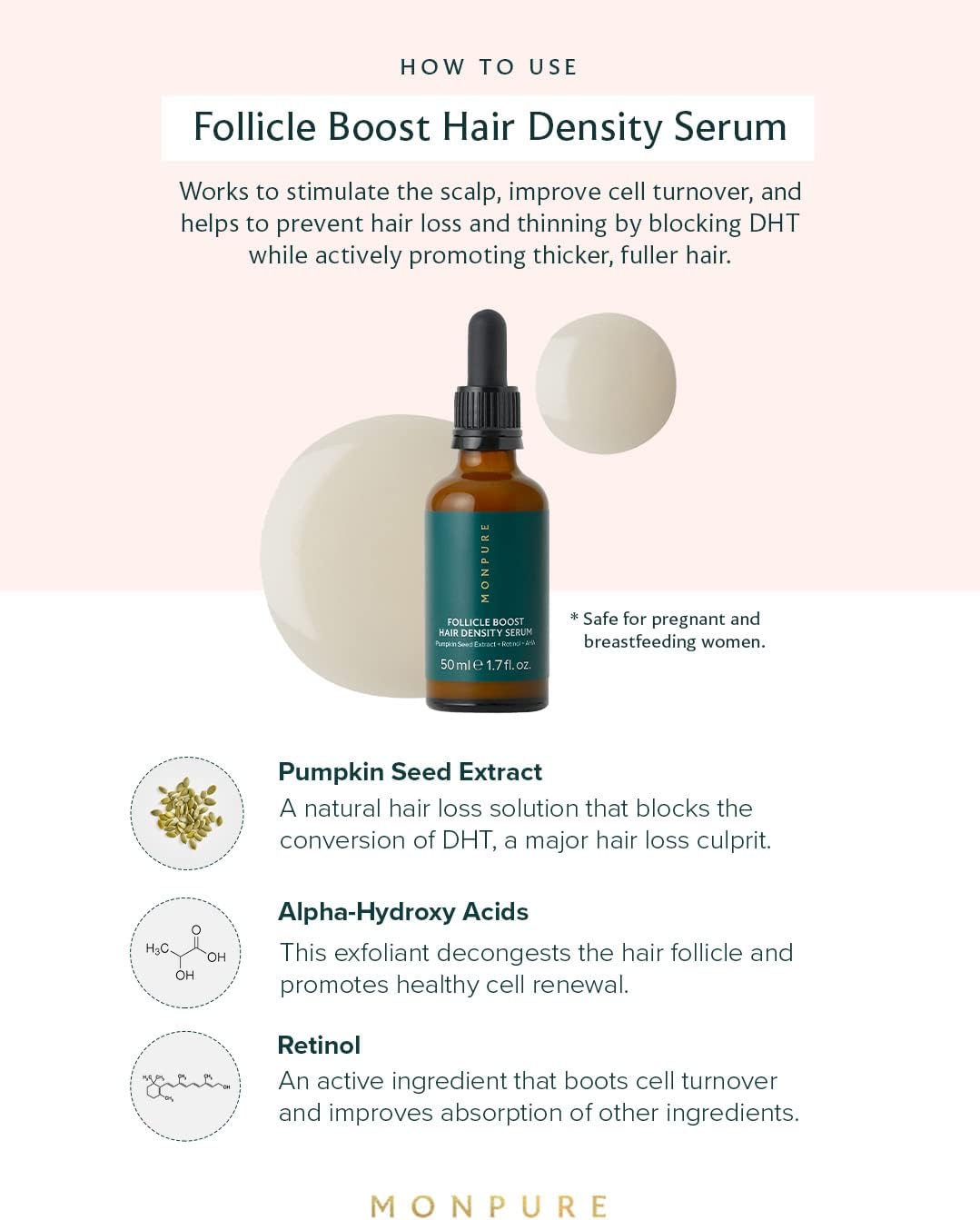 MONPURE LONDON Hair and Scalp Care Experts 1.7 Fl Oz Pack of 1