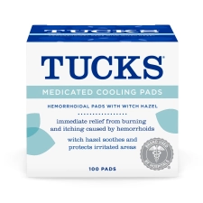 Tucks Hemorrhoid Relief Pads 100 Count - Medicated Cooling Formula