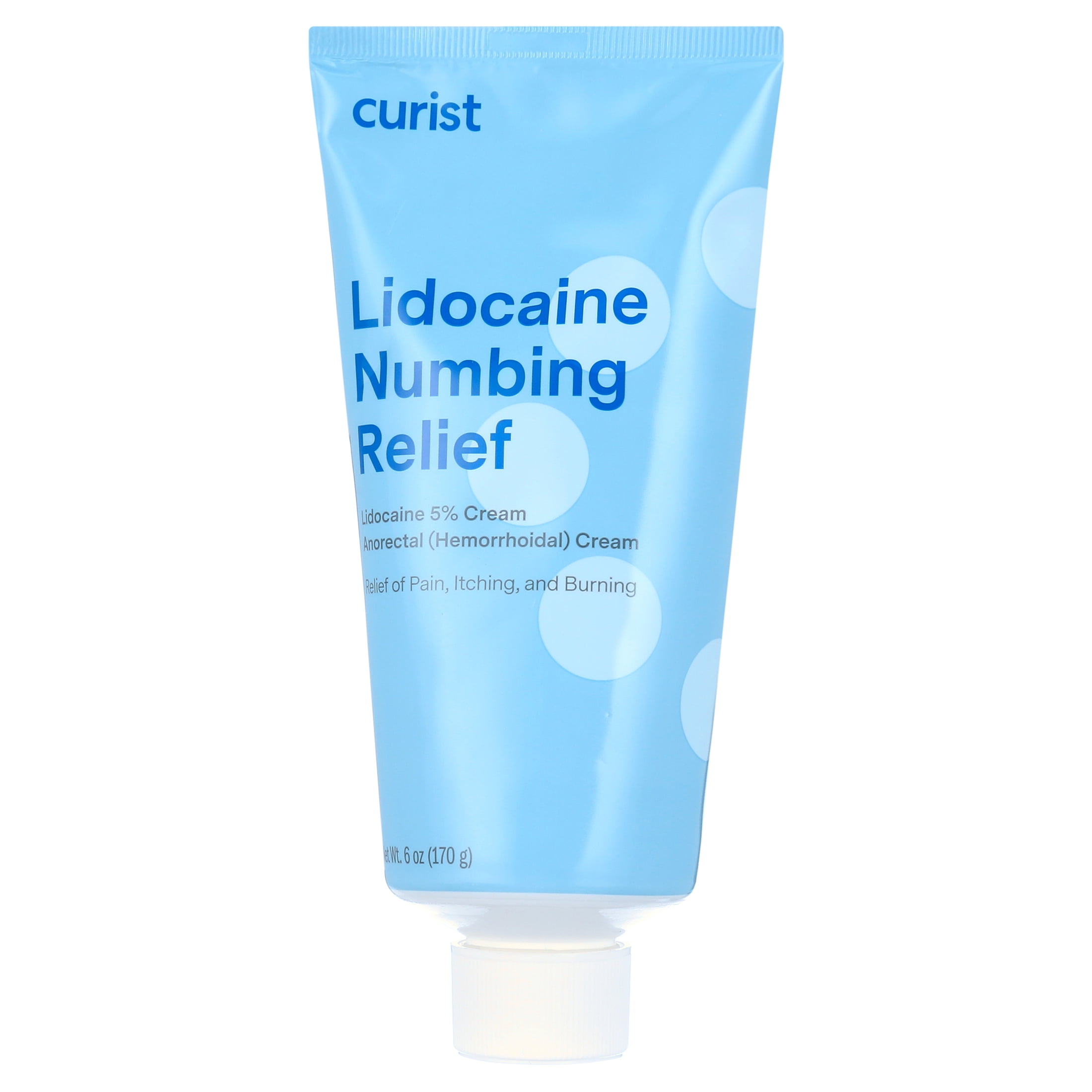 Curist Lidocaine 5% Pain Relief Numbing Cream 12 oz 2 Pack