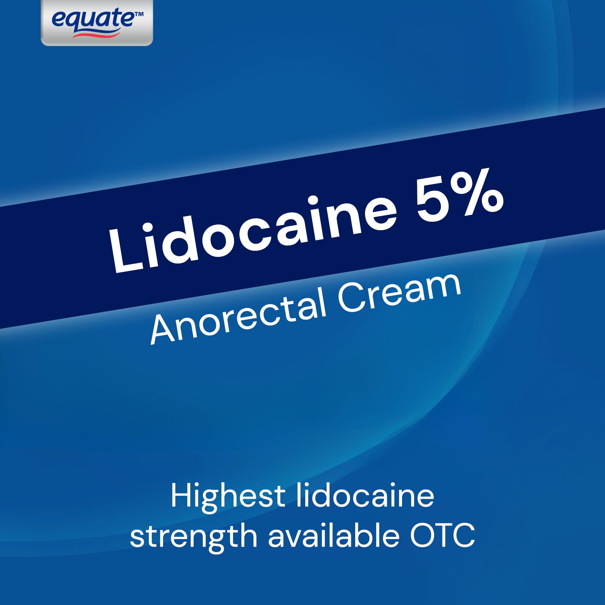 Equate Hemorrhoid Relief Cream 5% Lidocaine Topical Ointment for Quick Relief