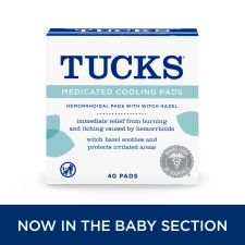 Tucks Hemorrhoid Relief Pads with Cooling Medicated Formula, 40 Count