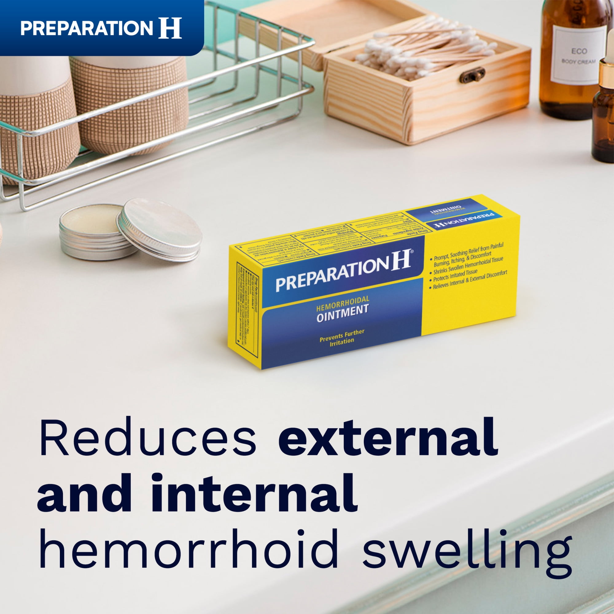 Preparation H Hemorrhoid Relief Ointment 1 Oz for Burning Itching