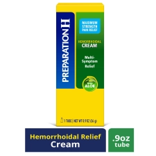 Preparation H Maximum Strength Hemorrhoid Cream With Aloe Soothing Relief 0.9 Oz