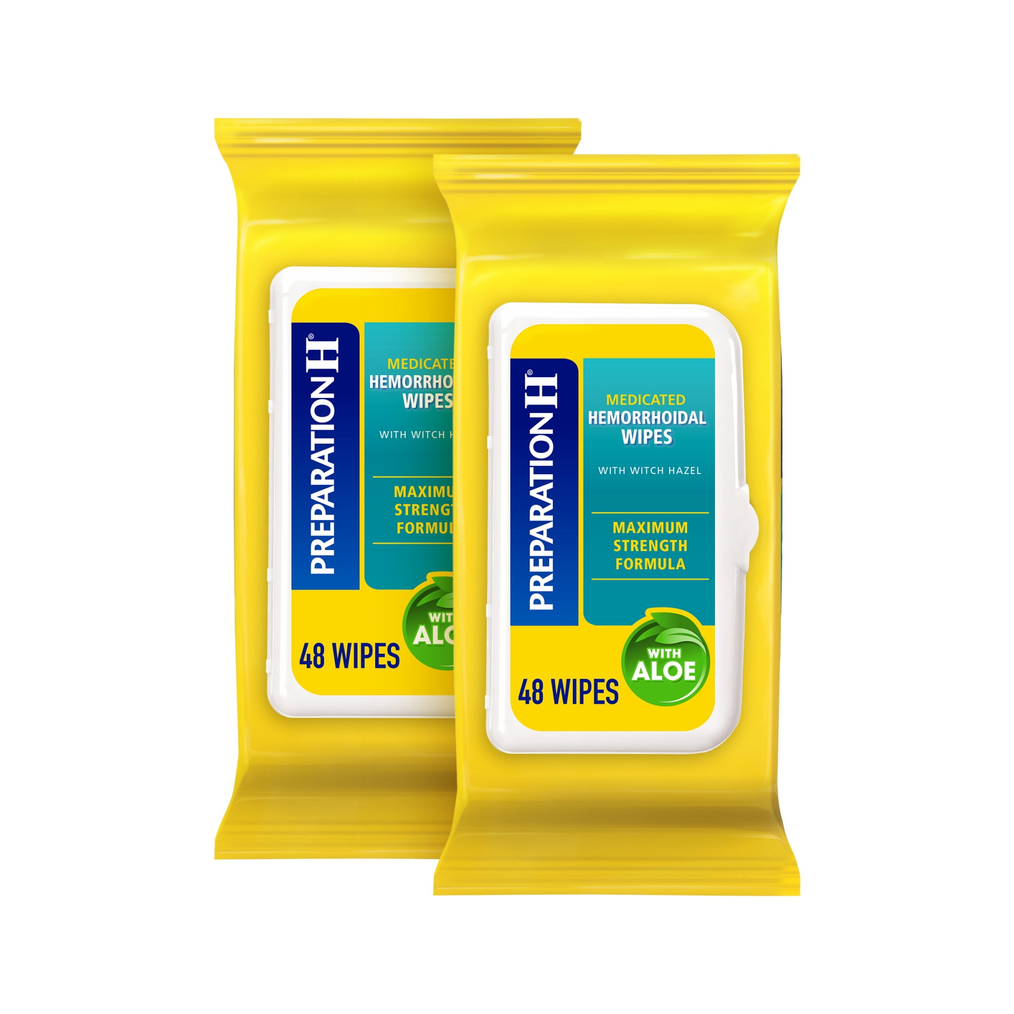 Preparation H Hemorrhoid Witch Hazel Wipes 96 Count