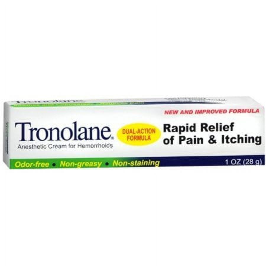 Tronolane Dual Action Hemorrhoid Relief Cream 1 oz