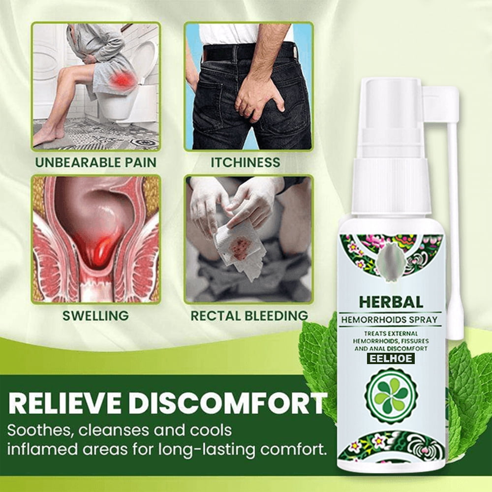 Herbal Hemorrhoids Spray Treatment Alleviates Pain
