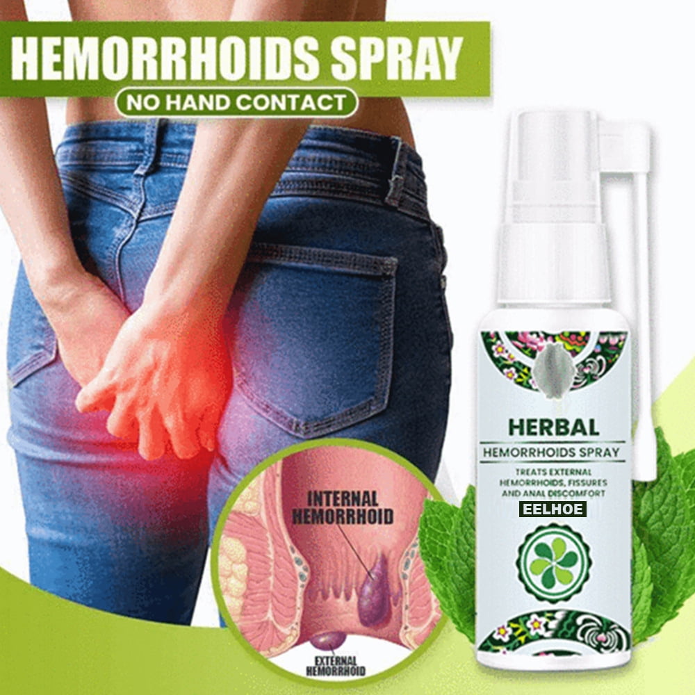 Herbal Hemorrhoids Spray Treatment Alleviates Pain