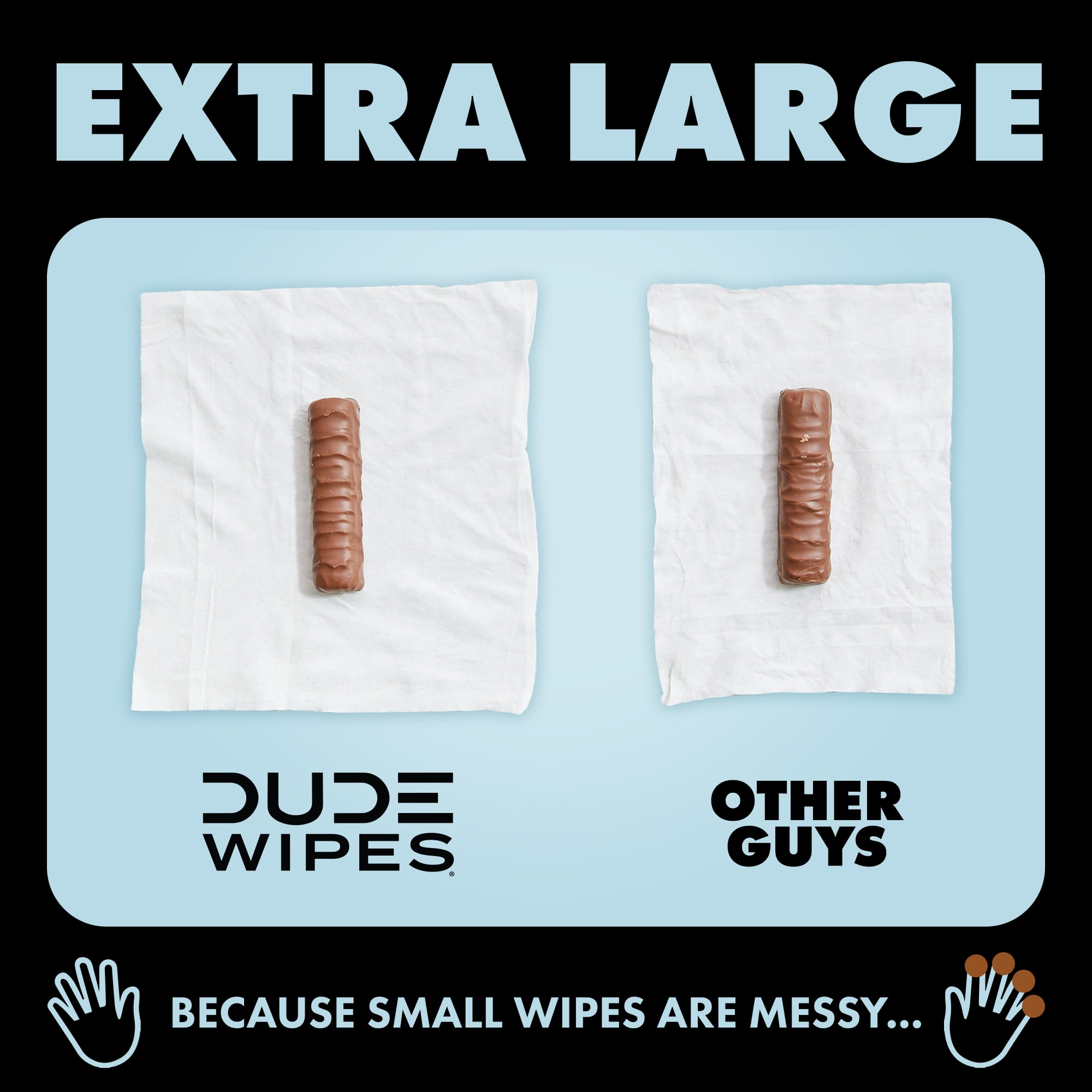 Dude  Flushable Unscented XL Hemorrhoid Relief Wet Wipes 48 Ct