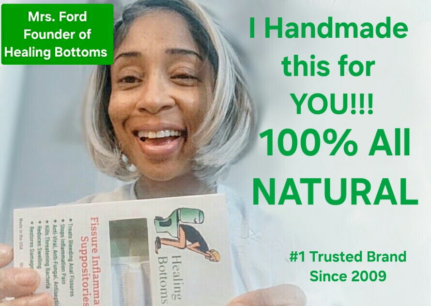 HEALING BOTTOMS FISSURE MEDICINE TURMERIC SUPPOSITORY FOR HEMORRHOIDS