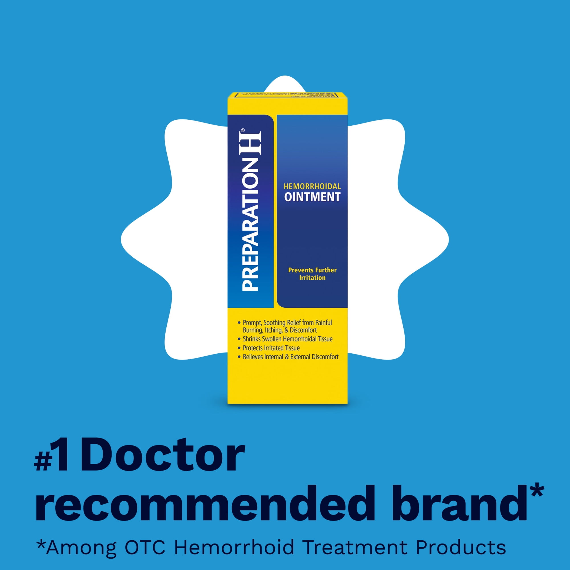 Preparation H Hemorrhoid Itching Burning Discomfort Relief Ointment 2 Oz