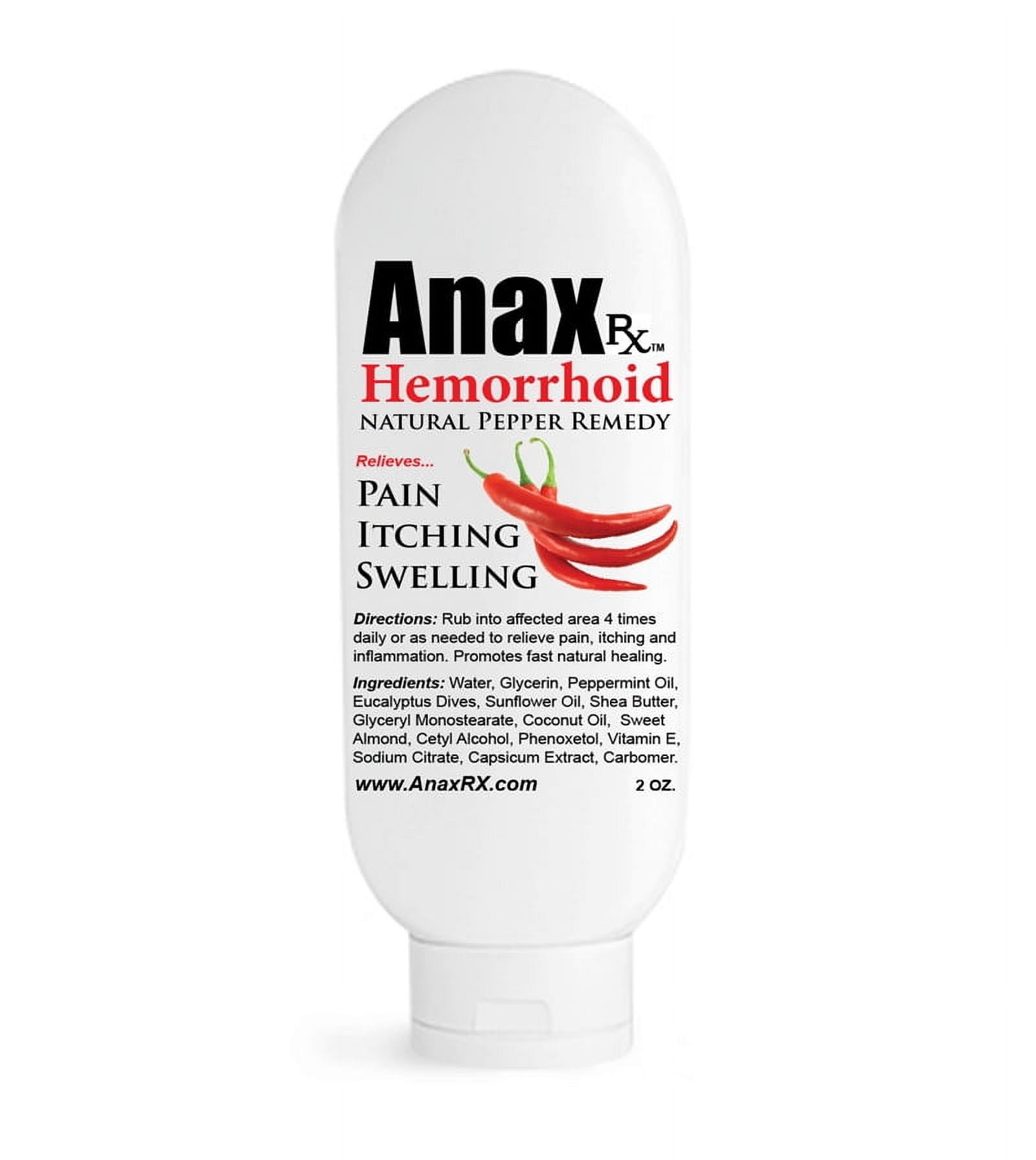 ANAX HEMORRHOID CREAM ITCHING PAIN RELIEF 2 FL OZ