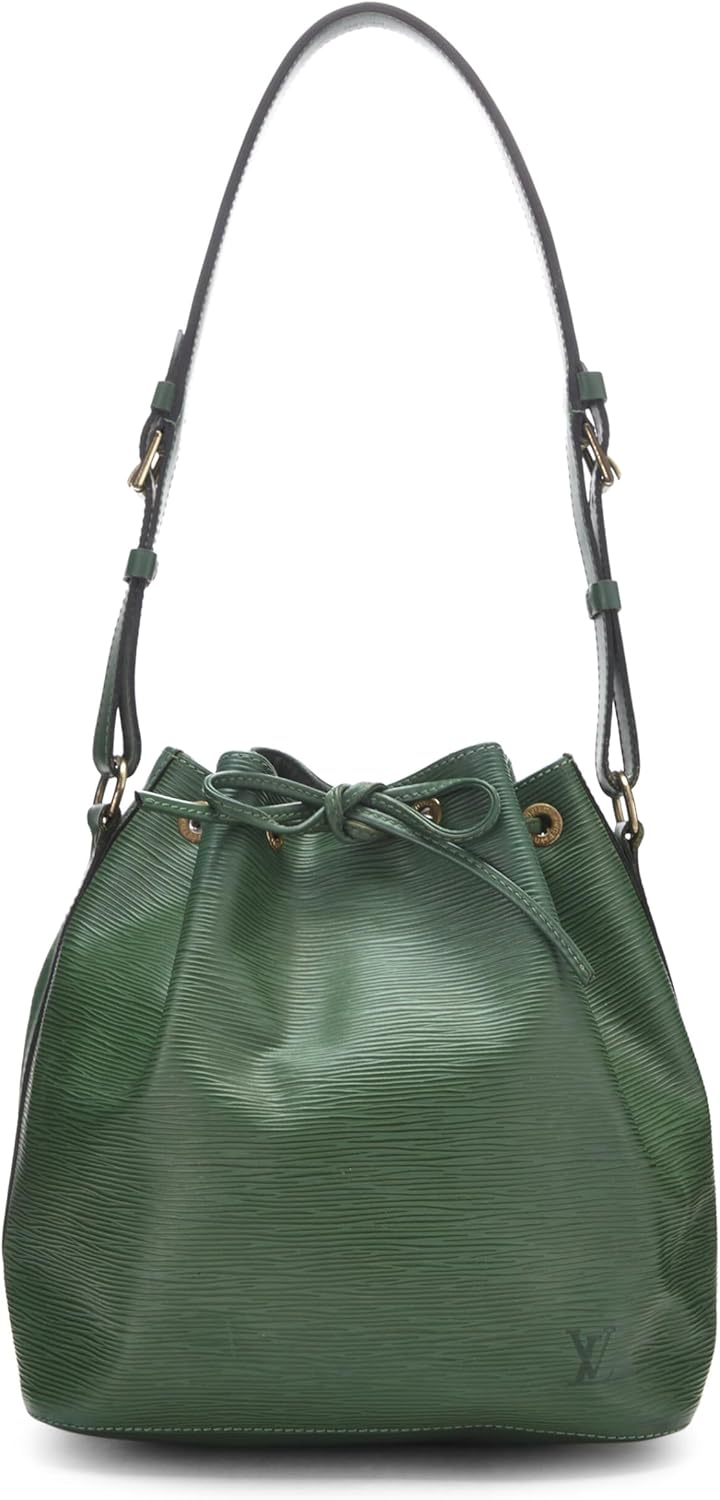 Louis Vuitton Pre-Loved Borneo Green Epi Noé Petite, Green