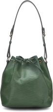 Louis Vuitton Pre-Loved Borneo Green Epi Noé Petite, Green