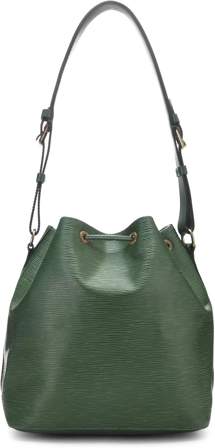 Louis Vuitton Pre-Loved Borneo Green Epi Noé Petite, Green