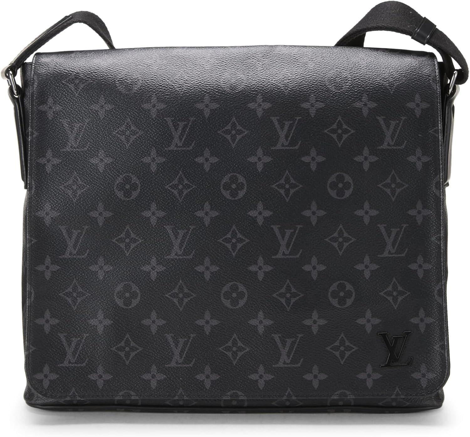 Louis Vuitton Pre-Loved Monogram Eclipse District MM, Black