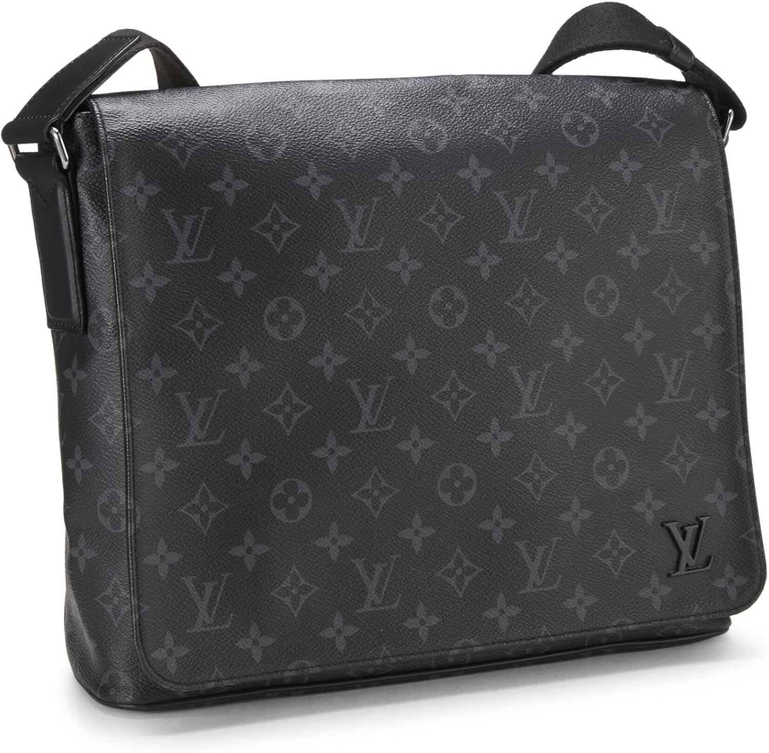 Louis Vuitton Pre-Loved Monogram Eclipse District MM, Black